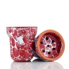 Чаша для кальяна Solaris Eva Red-White Чаша для кальяна Solaris Eva Red-White