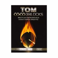 Уголь кокосовый Tom Cococha Silver 1кг (60 шт)