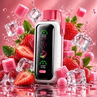 Клубничная Жвачка (Strawberry Bubblegum) Vozol Star 20000 тяг