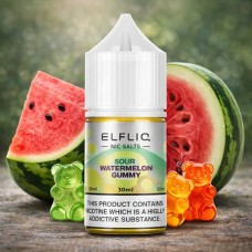 Жидкость Elf Liq Sour Watermelon Gummy (Кислый Арбузный Мармелад) 30 мл 50 мг