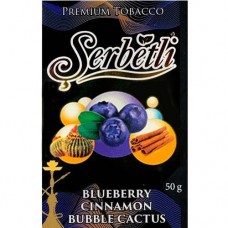 Табак Serbetli Blueberry Cinnamon Bubble Cactus (Черника Корица Жвачка Кактус) - 50 грамм