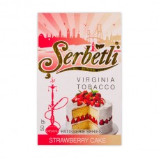 Табак Serbetli Strawberry Cake (Клубничный Пирог) - 50 грамм