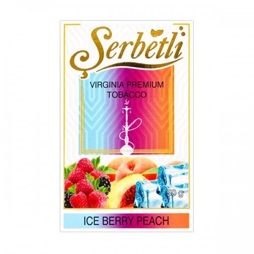 Табак Serbetli Ice Berry Peach (Лед Ягоды Персик) - 50 грамм