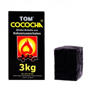 Уголь кокосовый Tom Cococha 3 кг (крупный)
